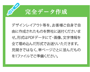 完全データ作成